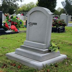 sample burial plot with headstone thumbnail